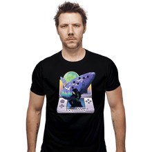 Load image into Gallery viewer, Secret_Shirts Fitted Shirts, Mens / Small / Black 3D Ocarina