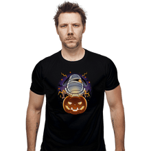 Load image into Gallery viewer, Shirts Fitted Shirts, Mens / Small / Black Halloween Island
