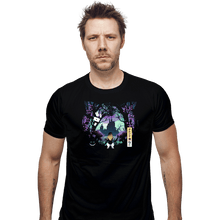 Load image into Gallery viewer, Daily_Deal_Shirts Fitted Shirts, Mens / Small / Black Alice Landscape