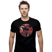 Load image into Gallery viewer, Shirts Fitted Shirts, Mens / Small / Black Birds