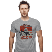 Load image into Gallery viewer, Daily_Deal_Shirts Fitted Shirts, Mens / Small / Sports Grey Red Ryder Blaster