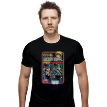 Load image into Gallery viewer, Shirts Fitted Shirts, Mens / Small / Black Neon Mario