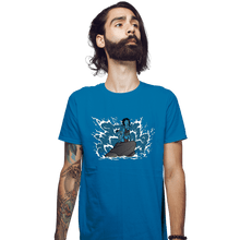 Load image into Gallery viewer, Daily_Deal_Shirts Fitted Shirts, Mens / Small / Sapphire The Little Na'vi