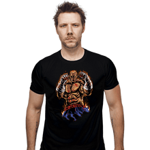 Load image into Gallery viewer, Daily_Deal_Shirts Fitted Shirts, Mens / Small / Black Sagat Fighter