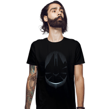 Load image into Gallery viewer, Shirts Fitted Shirts, Mens / Small / Black Minimal Falcon