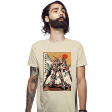 Load image into Gallery viewer, Daily_Deal_Shirts Fitted Shirts, Mens / Small / Sand The Unicorn Gundam