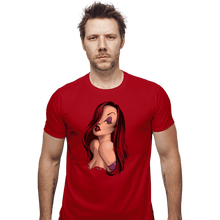 Load image into Gallery viewer, Shirts Fitted Shirts, Mens / Small / Red Lady In Red