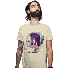Load image into Gallery viewer, Daily_Deal_Shirts Fitted Shirts, Mens / Small / Sand Ghost In The Shell