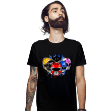 Load image into Gallery viewer, Shirts Fitted Shirts, Mens / Small / Black Morphin' Time