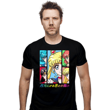 Load image into Gallery viewer, Secret_Shirts Fitted Shirts, Mens / Small / Black Moon Prism Power!