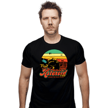 Load image into Gallery viewer, Daily_Deal_Shirts Fitted Shirts, Mens / Small / Black Asteroid Field