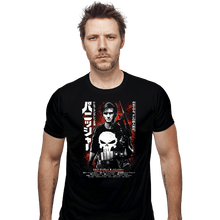 Load image into Gallery viewer, Shirts Fitted Shirts, Mens / Small / Black The Punisher
