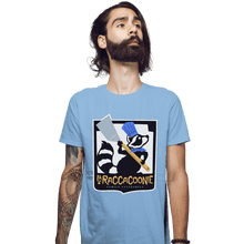 Load image into Gallery viewer, Daily_Deal_Shirts Fitted Shirts, Mens / Small / Powder Blue La Raccacoonie