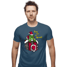 Load image into Gallery viewer, Secret_Shirts Fitted Shirts, Mens / Small / Indigo Blue Long Live The Grinch!