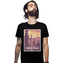 Load image into Gallery viewer, Shirts Fitted Shirts, Mens / Small / Black The Future Of Moisture Farming