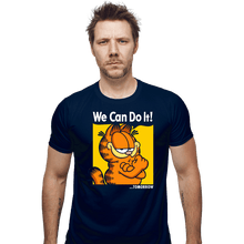 Load image into Gallery viewer, Secret_Shirts Fitted Shirts, Mens / Small / Navy We Can Do It Tomorrow