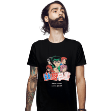 Load image into Gallery viewer, Shirts Fitted Shirts, Mens / Small / Black YuYu Pixels