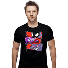 Load image into Gallery viewer, Shirts Fitted Shirts, Mens / Small / Black Kanto Ghosts