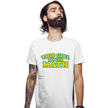 Load image into Gallery viewer, Secret_Shirts Fitted Shirts, Mens / Small / White Girl Loves Math