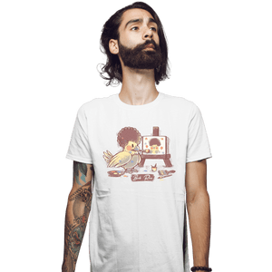 Shirts Fitted Shirts, Mens / Small / White Birb Ross
