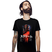 Load image into Gallery viewer, Daily_Deal_Shirts Fitted Shirts, Mens / Small / Black Scream JP