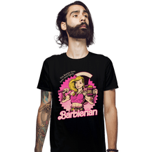 Load image into Gallery viewer, Daily_Deal_Shirts Fitted Shirts, Mens / Small / Black Barbarian Doll