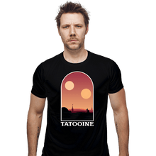 Load image into Gallery viewer, Shirts Fitted Shirts, Mens / Small / Black Desert Suns
