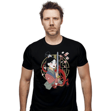 Load image into Gallery viewer, Shirts Fitted Shirts, Mens / Small / Black The Warrior Spirit