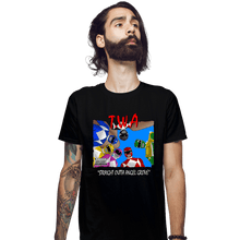 Load image into Gallery viewer, Daily_Deal_Shirts Fitted Shirts, Mens / Small / Black T.W.A.