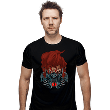 Load image into Gallery viewer, Shirts Fitted Shirts, Mens / Small / Black Lion Ninja