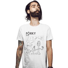 Load image into Gallery viewer, Shirts Fitted Shirts, Mens / Small / White Toy Manual