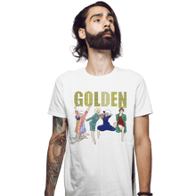 Load image into Gallery viewer, Daily_Deal_Shirts Fitted Shirts, Mens / Small / White Golden