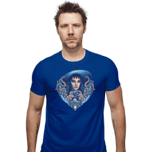 Load image into Gallery viewer, Daily_Deal_Shirts Fitted Shirts, Mens / Small / Royal Blue The Goth Bride
