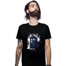 Load image into Gallery viewer, Secret_Shirts Fitted Shirts, Mens / Small / Black Star Tardis