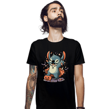 Load image into Gallery viewer, Shirts Fitted Shirts, Mens / Small / Black Spooky Candy Experiment