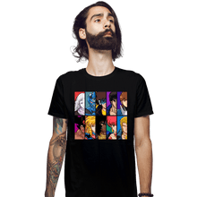 Load image into Gallery viewer, Daily_Deal_Shirts Fitted Shirts, Mens / Small / Black Anime OVA VS. Anime OVA