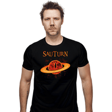 Load image into Gallery viewer, Daily_Deal_Shirts Fitted Shirts, Mens / Small / Black Sauturn