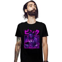 Load image into Gallery viewer, Shirts Fitted Shirts, Mens / Small / Black Pink Neon