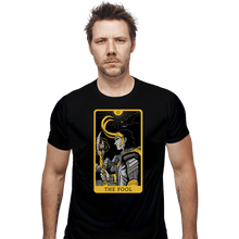 Load image into Gallery viewer, Shirts Fitted Shirts, Mens / Small / Black The Fool Tarot