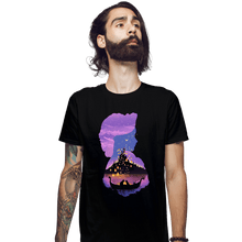 Load image into Gallery viewer, Secret_Shirts Fitted Shirts, Mens / Small / Black Rapunzel Shadows
