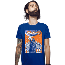 Load image into Gallery viewer, Daily_Deal_Shirts Fitted Shirts, Mens / Small / Royal Blue Vader JP