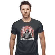 Load image into Gallery viewer, Shirts Fitted Shirts, Mens / Small / Charcoal Our Lord Of The Dark Side