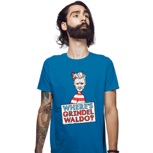 Load image into Gallery viewer, Secret_Shirts Fitted Shirts, Mens / Small / Sapphire Wheres Grindelwaldo