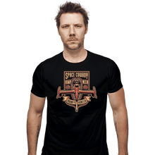 Load image into Gallery viewer, Shirts Fitted Shirts, Mens / Small / Black Just a Humble Bounty Hunter