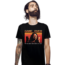 Load image into Gallery viewer, Shirts Fitted Shirts, Mens / Small / Black Game Over Tommy
