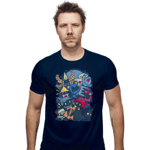 Load image into Gallery viewer, Shirts Fitted Shirts, Mens / Small / Navy Heartless