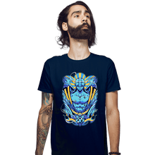 Load image into Gallery viewer, Secret_Shirts Fitted Shirts, Mens / Small / Navy Angemon!