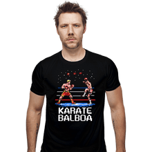 Load image into Gallery viewer, Secret_Shirts Fitted Shirts, Mens / Small / Black Karate Balboa