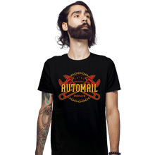 Load image into Gallery viewer, Secret_Shirts Fitted Shirts, Mens / Small / Black Rockbell Automail Repair