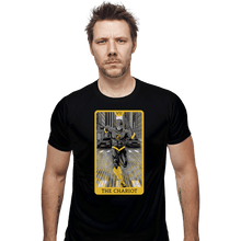 Load image into Gallery viewer, Daily_Deal_Shirts Fitted Shirts, Mens / Small / Black JL Tarot - The Chariot
